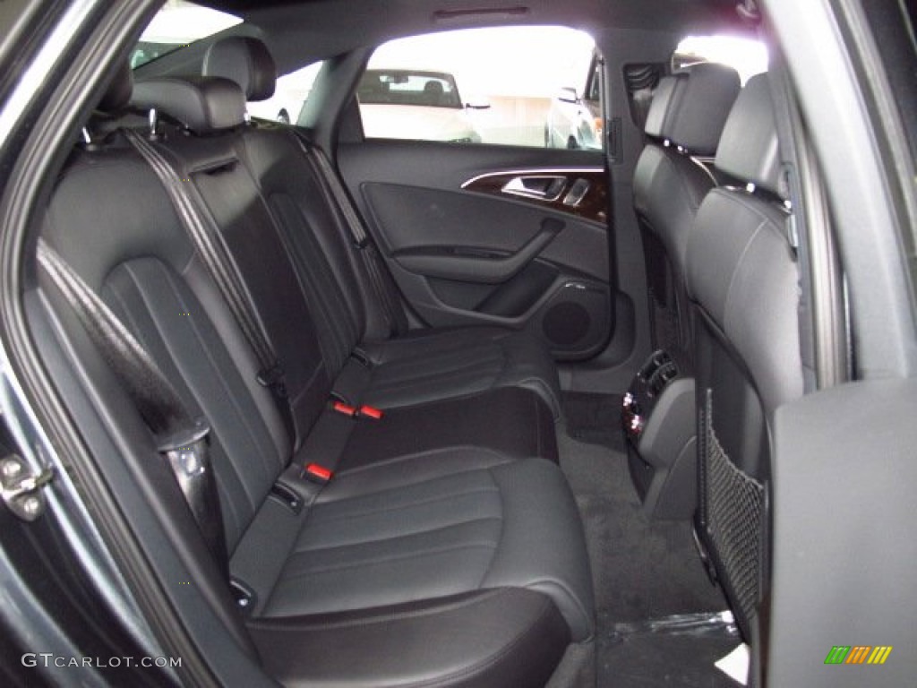 Black Interior 2014 Audi A6 3.0T quattro Sedan Photo #84223640
