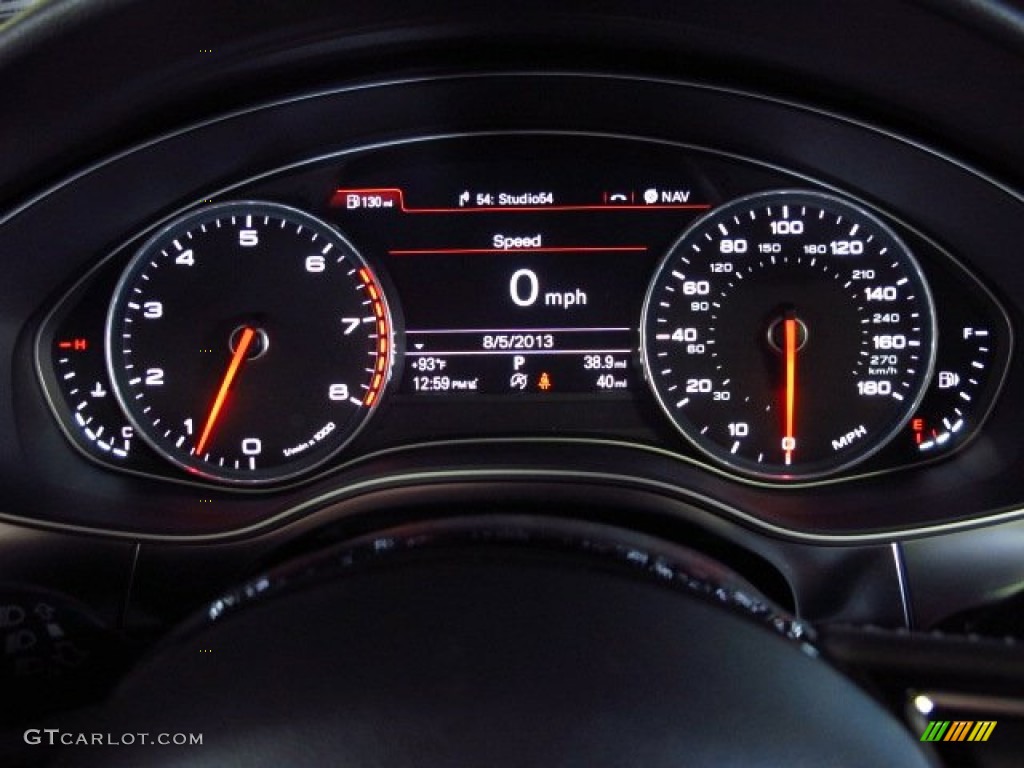 2014 Audi A6 3.0T quattro Sedan Gauges Photo #84223973