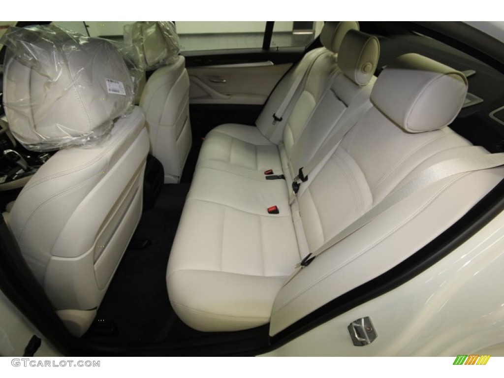 2014 5 Series 535i Sedan - Alpine White / Ivory White/Black photo #11