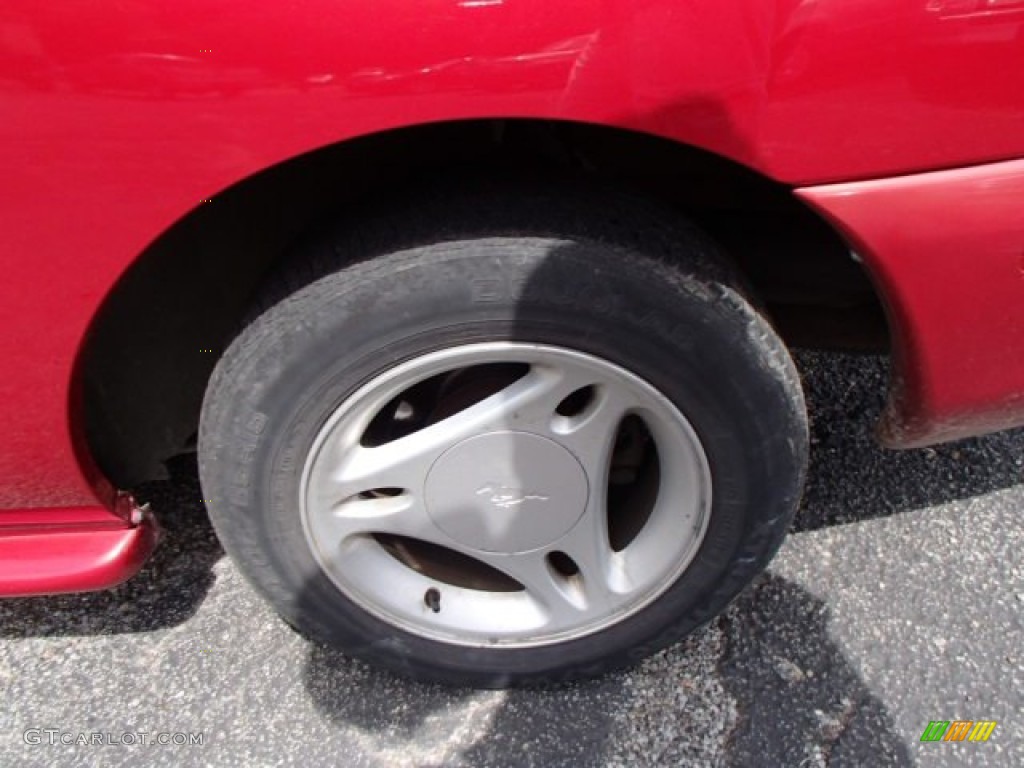 1996 Ford Mustang V6 Convertible Wheel Photo #84224228