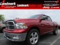 2010 Inferno Red Crystal Pearl Dodge Ram 1500 SLT Crew Cab  photo #1