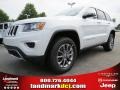 2014 Bright White Jeep Grand Cherokee Limited  photo #1