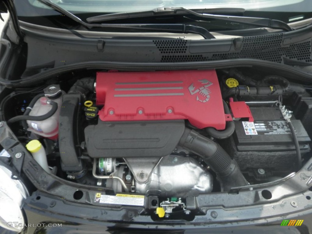 2012 Fiat 500 Abarth 1.4 Liter Turbocharged SOHC 16-Valve MultiAir 4 Cylinder Engine Photo #84224414