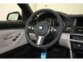 Ivory White/Black Steering Wheel Photo for 2014 BMW 5 Series #84224594