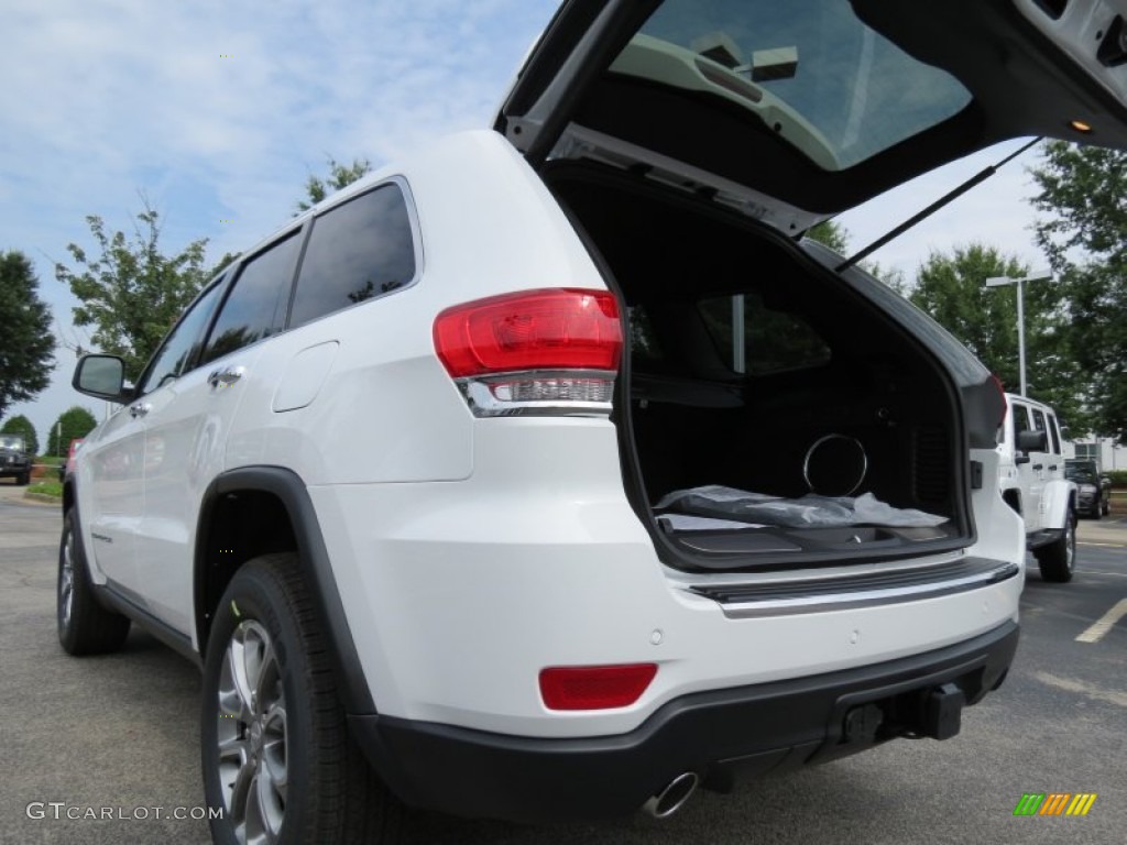 2014 Grand Cherokee Limited - Bright White / Morocco Black photo #9