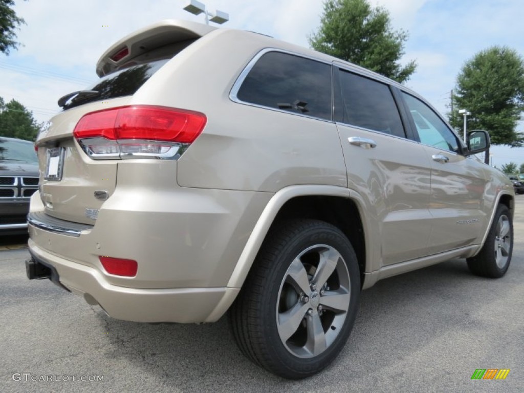 2014 Grand Cherokee Overland 4x4 - Cashmere Pearl / Overland Nepal Jeep Brown Light Frost photo #3