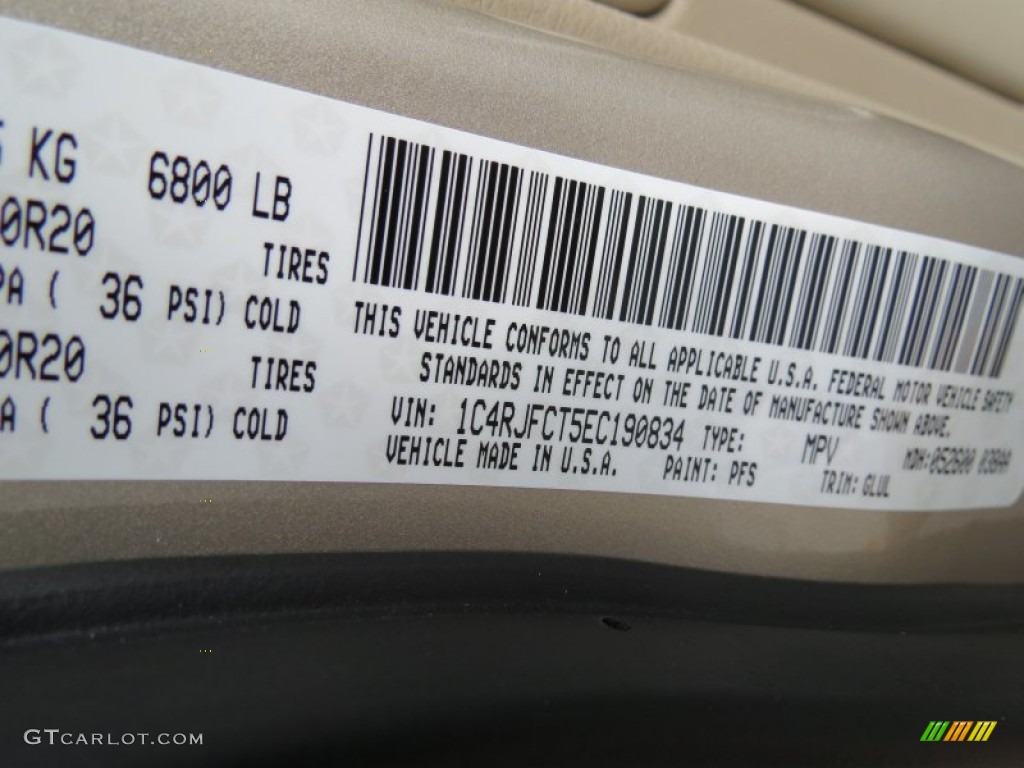 2014 Grand Cherokee Overland 4x4 - Cashmere Pearl / Overland Nepal Jeep Brown Light Frost photo #11