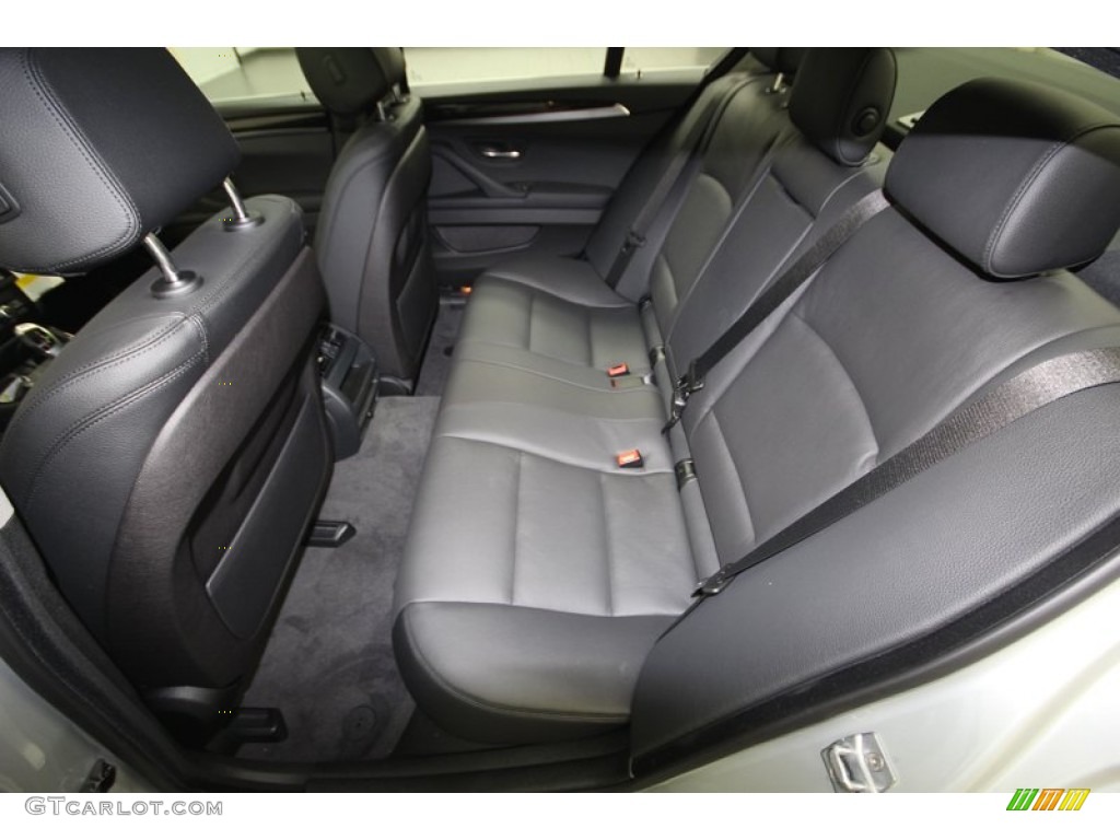Black Interior 2014 BMW 5 Series 535i Sedan Photo #84224972