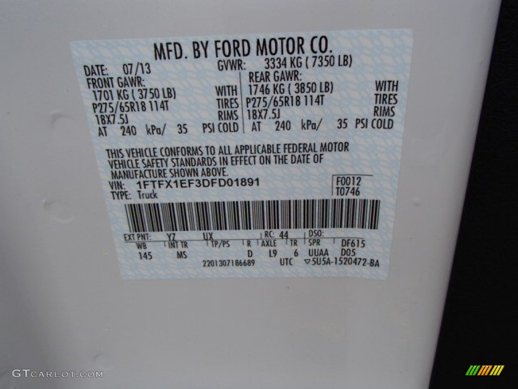 2013 F150 XLT SuperCab 4x4 - Oxford White / Steel Gray photo #20