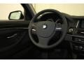 Black 2014 BMW 5 Series 535i Sedan Steering Wheel