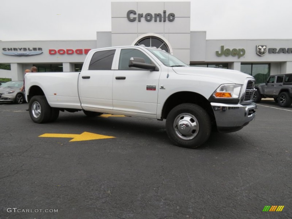 Bright White Dodge Ram 3500 HD