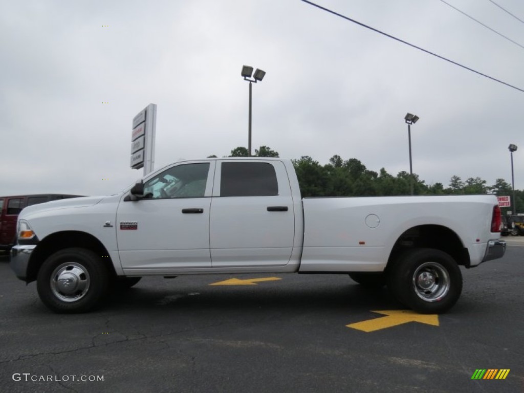 2011 Ram 3500 HD ST Crew Cab 4x4 Dually - Bright White / Dark Slate Gray/Medium Graystone photo #3