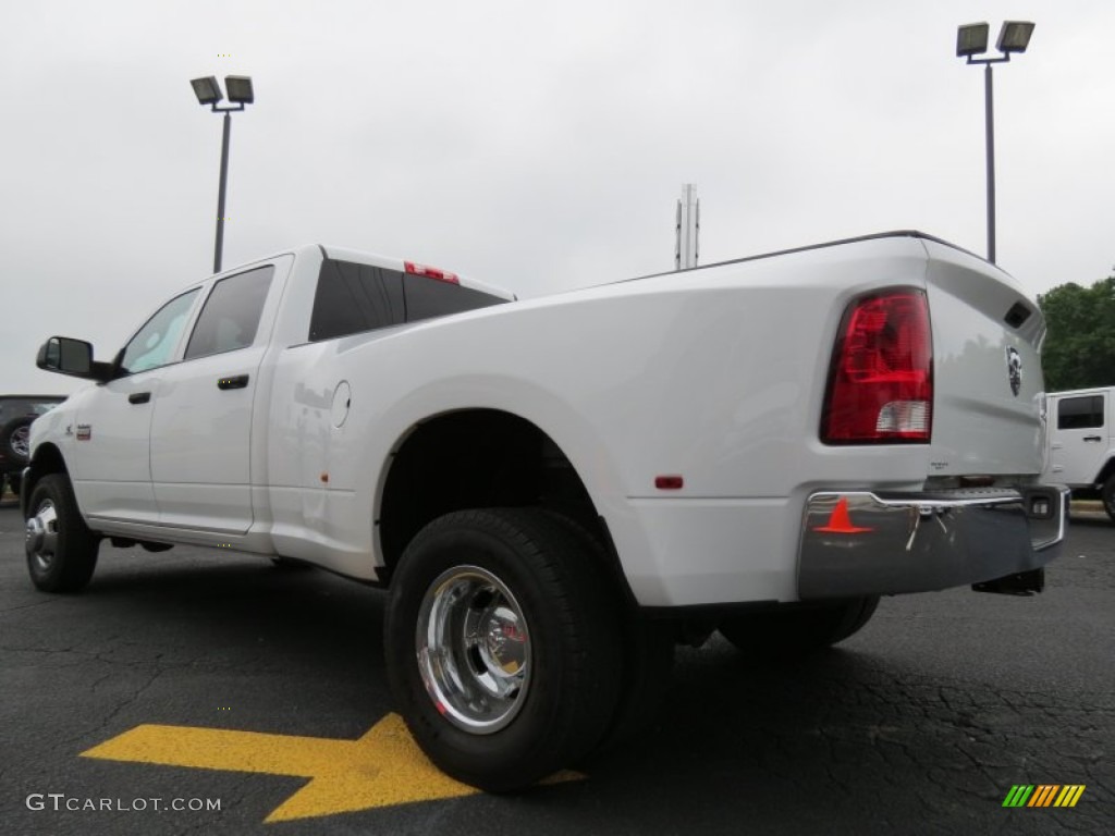 2011 Ram 3500 HD ST Crew Cab 4x4 Dually - Bright White / Dark Slate Gray/Medium Graystone photo #4