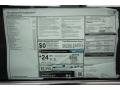 2014 BMW 5 Series 535i Sedan Window Sticker