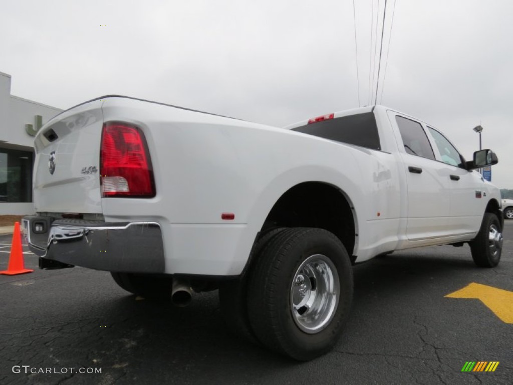 2011 Ram 3500 HD ST Crew Cab 4x4 Dually - Bright White / Dark Slate Gray/Medium Graystone photo #6