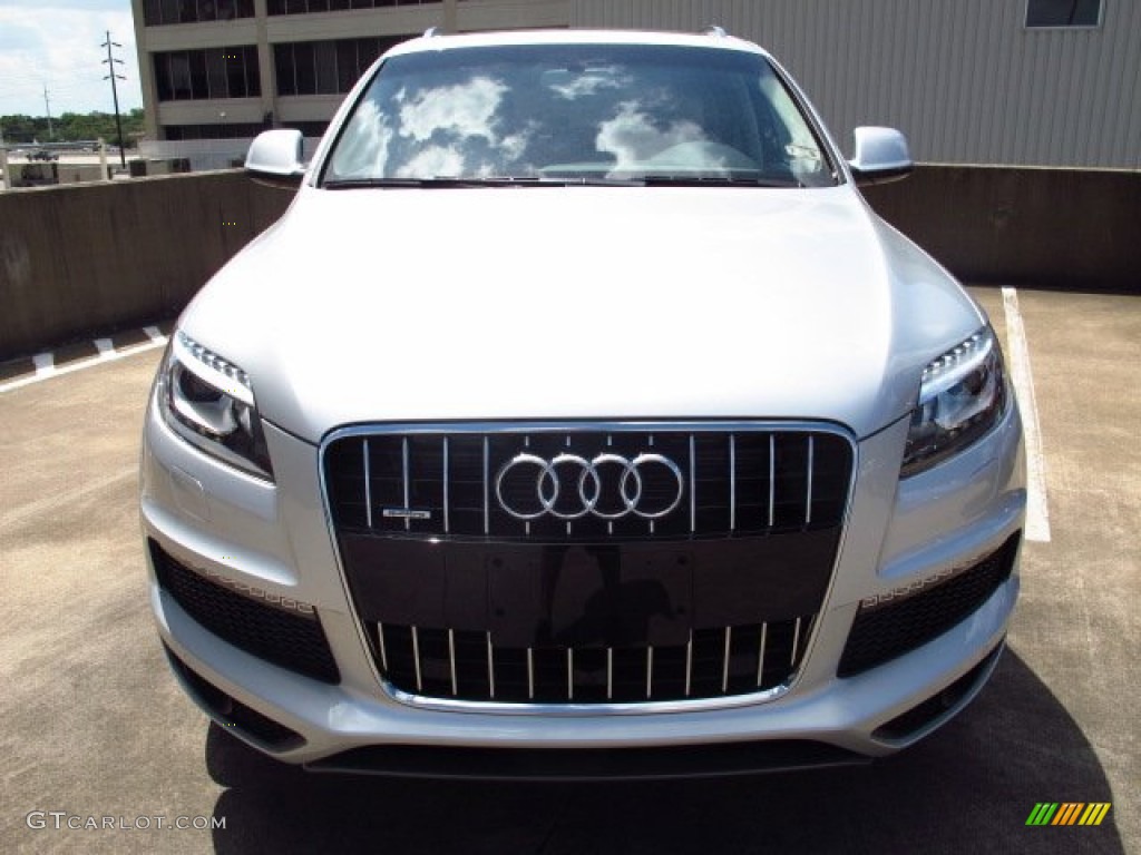 Ice Silver Metallic 2014 Audi Q7 3.0 TFSI quattro Exterior Photo #84225599