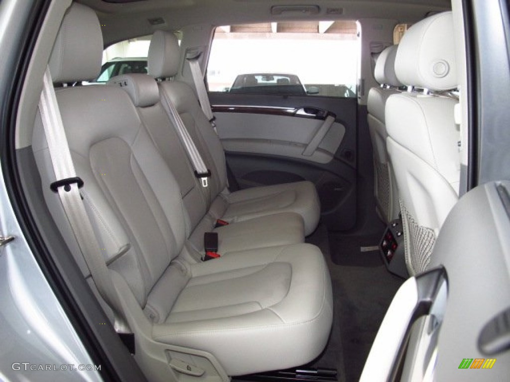 Limestone Gray Interior 2014 Audi Q7 3.0 TFSI quattro Photo #84225824