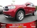Deep Cherry Red Crystal Pearl 2013 Dodge Durango Crew