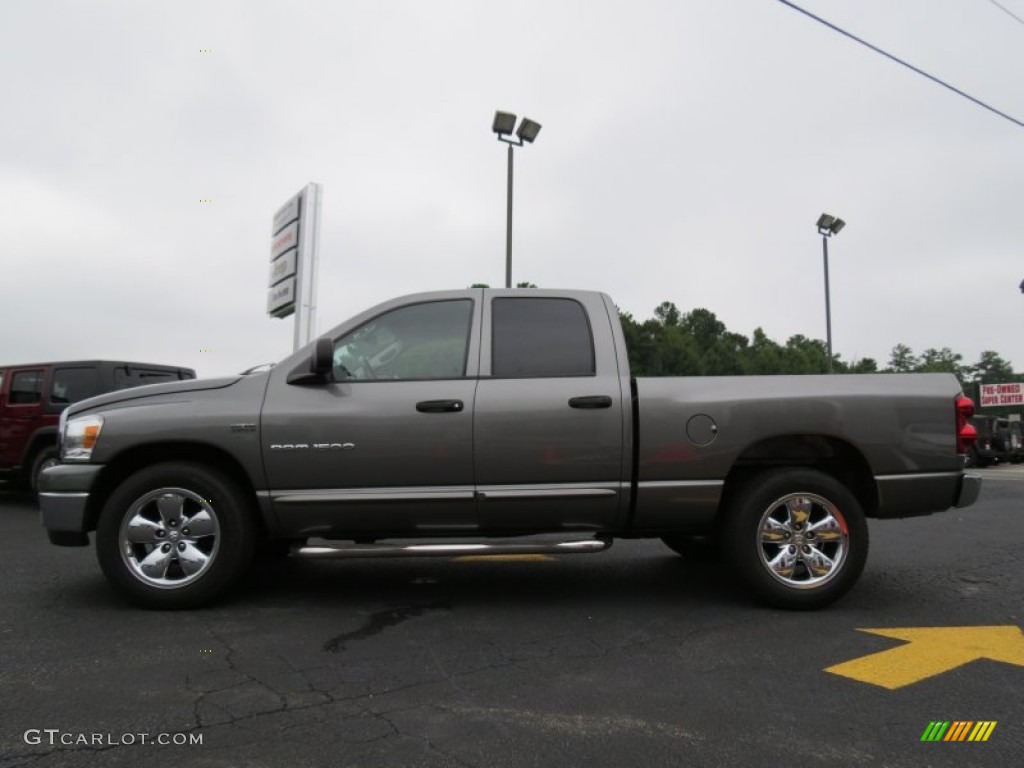 2007 Ram 1500 Big Horn Edition Quad Cab - Mineral Gray Metallic / Medium Slate Gray photo #4