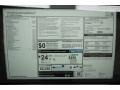 2014 BMW 5 Series 535i Sedan Window Sticker