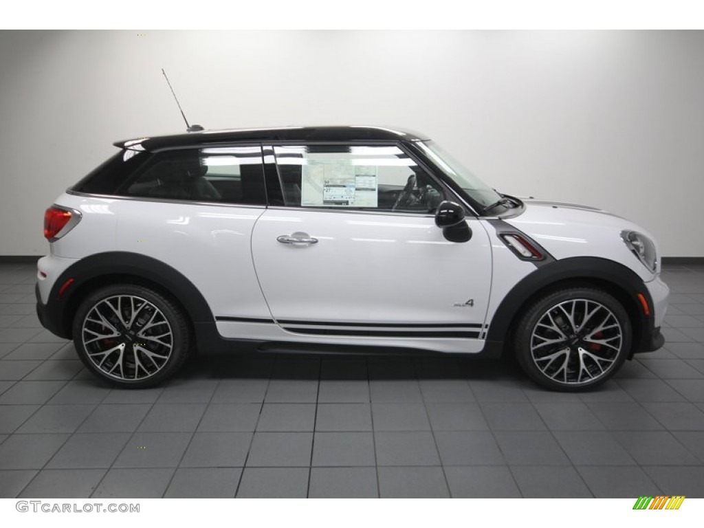 Light White 2013 Mini Cooper John Cooper Works Paceman All4 AWD Exterior Photo #84226349