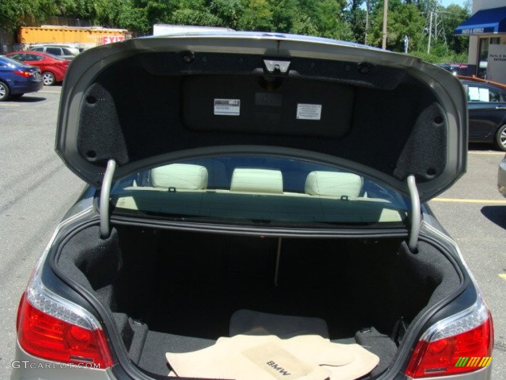 2008 5 Series 535xi Sedan - Platinum Bronze Metallic / Cream Beige Dakota Leather photo #21