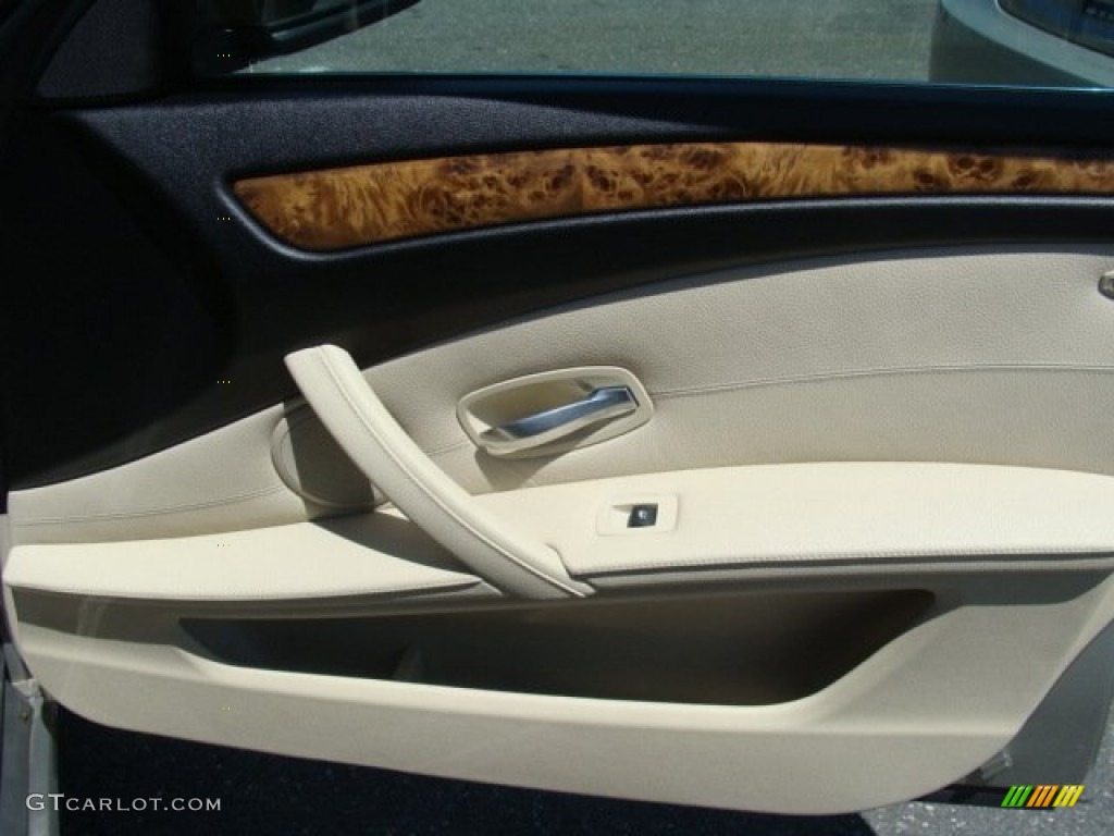 2008 5 Series 535xi Sedan - Platinum Bronze Metallic / Cream Beige Dakota Leather photo #24