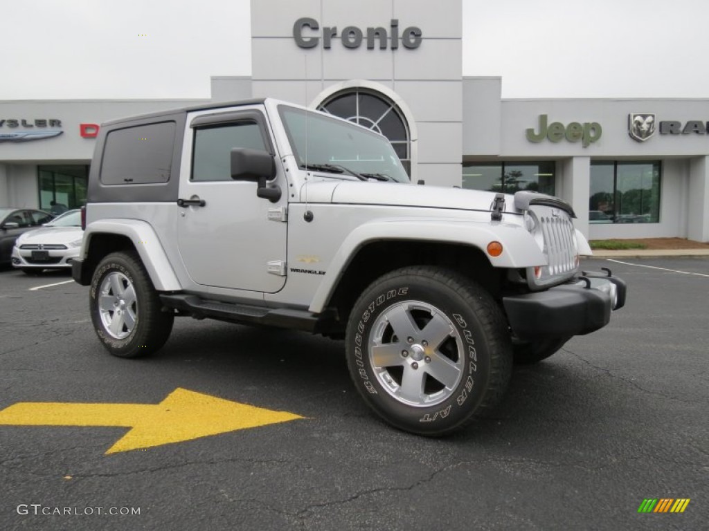 2009 Wrangler Sahara 4x4 - Bright Silver Metallic / Dark Slate Gray/Medium Slate Gray photo #1