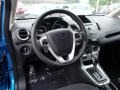 Charcoal Black 2014 Ford Fiesta SE Hatchback Steering Wheel