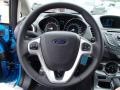Charcoal Black 2014 Ford Fiesta SE Hatchback Steering Wheel