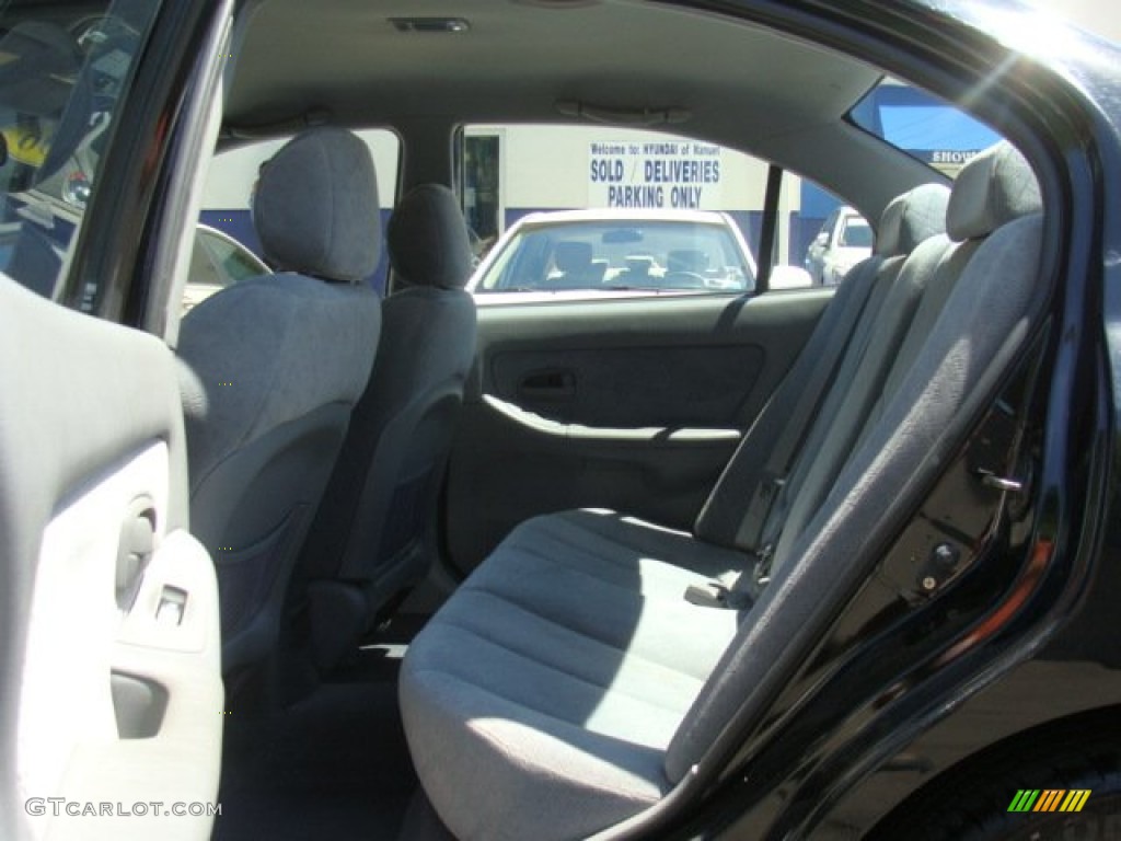 2006 Elantra GLS Sedan - Ebony Black / Gray photo #17