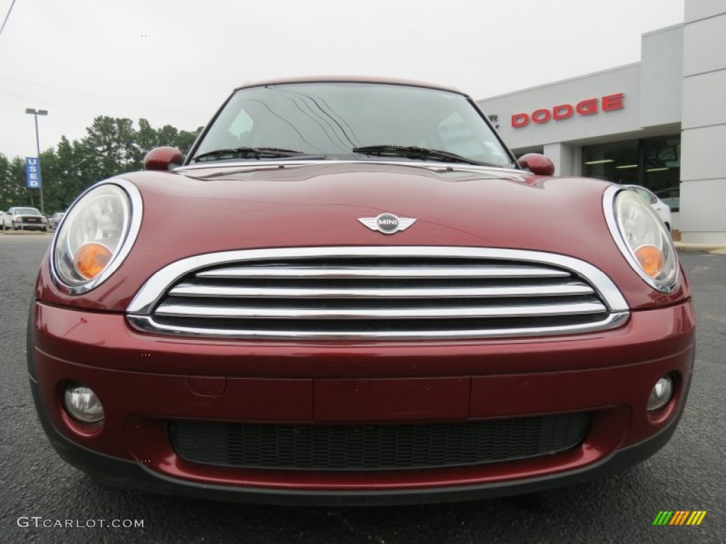 2008 Cooper Clubman - Nightfire Red Metallic / Gravity Tuscan Beige photo #2