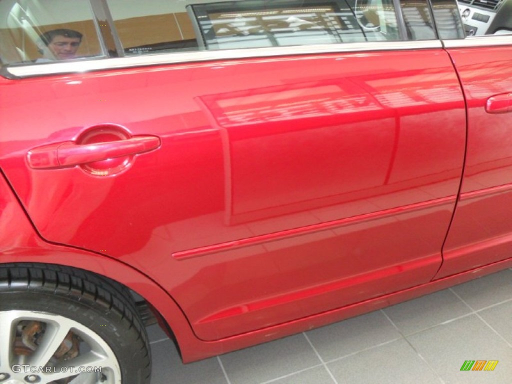 2008 Fusion SEL - Redfire Metallic / Charcoal Black/Red photo #8