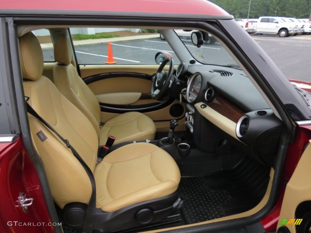 2008 Cooper Clubman - Nightfire Red Metallic / Gravity Tuscan Beige photo #15