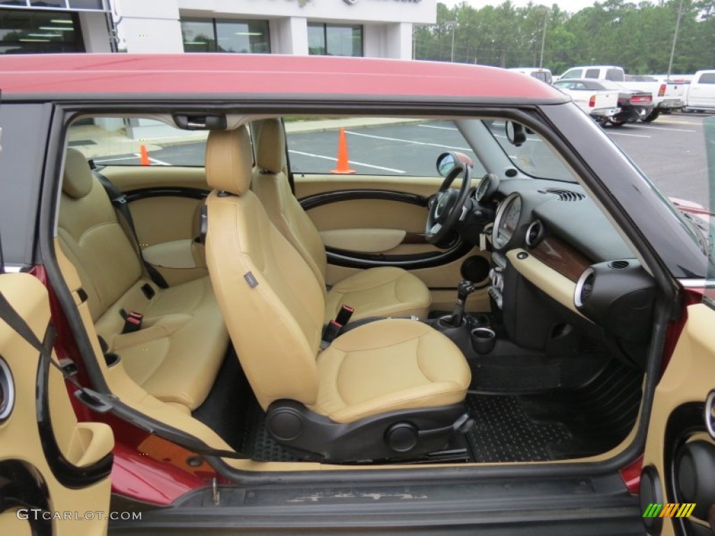 2008 Cooper Clubman - Nightfire Red Metallic / Gravity Tuscan Beige photo #16