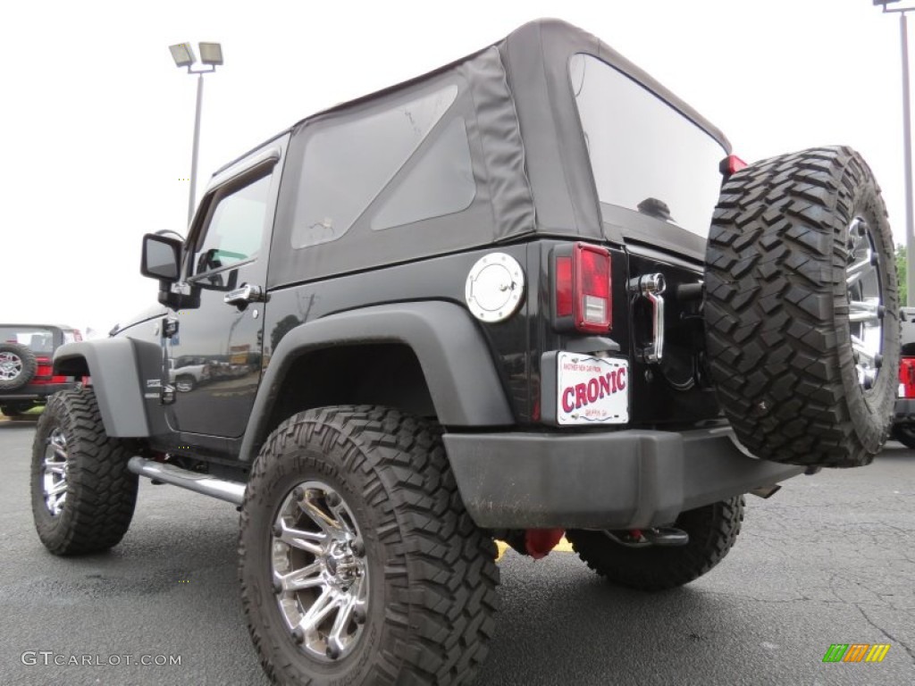 2011 Wrangler Sport 4x4 - Black / Black photo #5