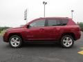 Deep Cherry Red Crystal Pearl 2014 Jeep Compass Latitude Exterior