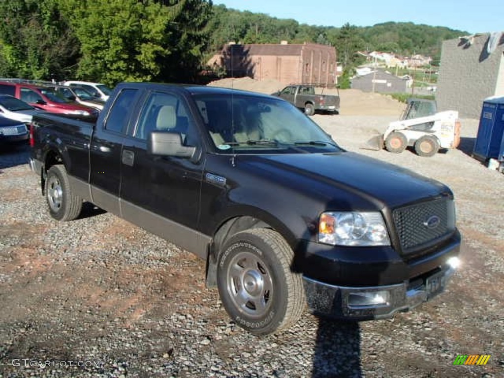 2005 F150 XLT SuperCab - Dark Stone Metallic / Medium Flint Grey photo #3