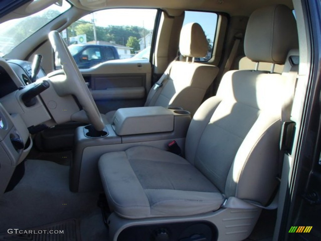 2005 F150 XLT SuperCab - Dark Stone Metallic / Medium Flint Grey photo #8