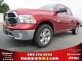 Deep Cherry Red Pearl 2013 Ram 1500 Big Horn Crew Cab