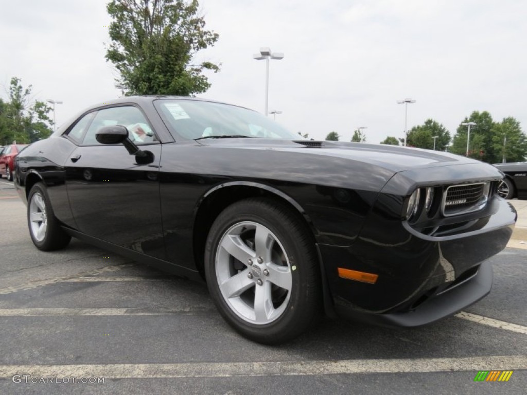 2013 Challenger SXT - Pitch Black / Dark Slate Gray photo #4