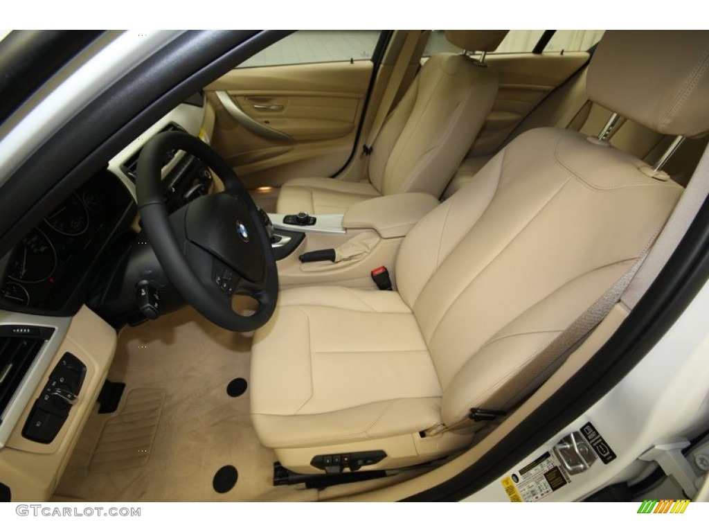 2013 3 Series 328i Sedan - Alpine White / Venetian Beige photo #3