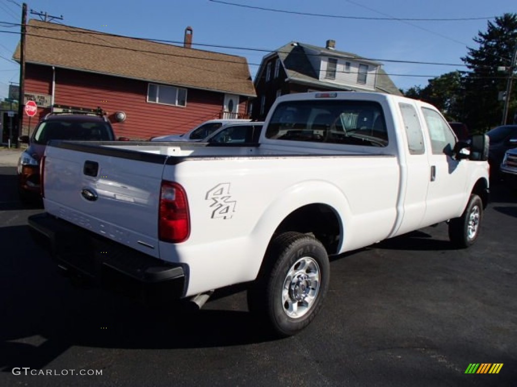 2014 F250 Super Duty XL SuperCab 4x4 - Oxford White / Steel photo #5