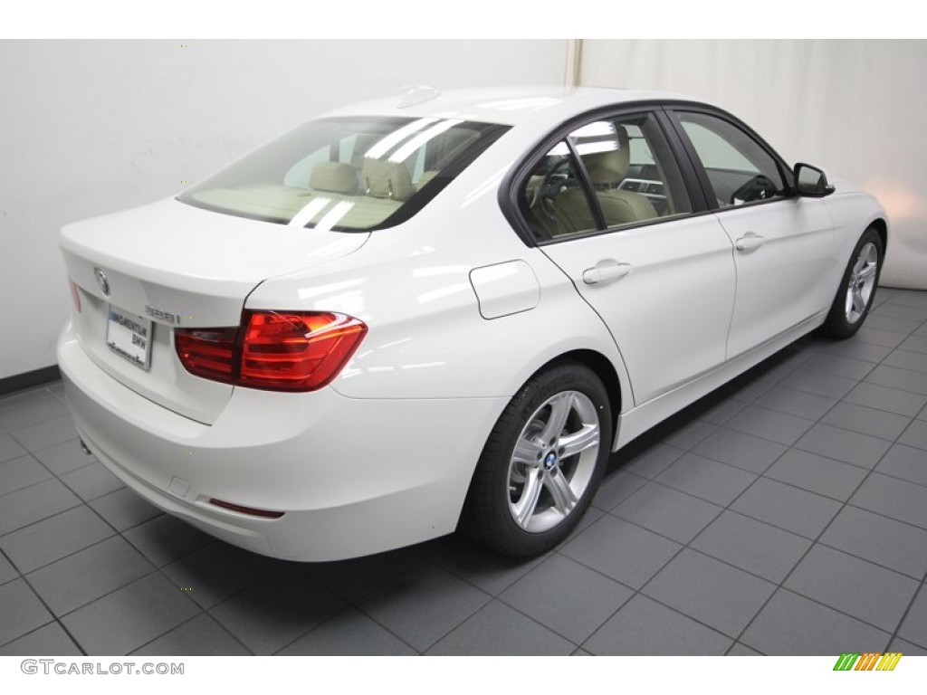 2013 3 Series 328i Sedan - Alpine White / Venetian Beige photo #8