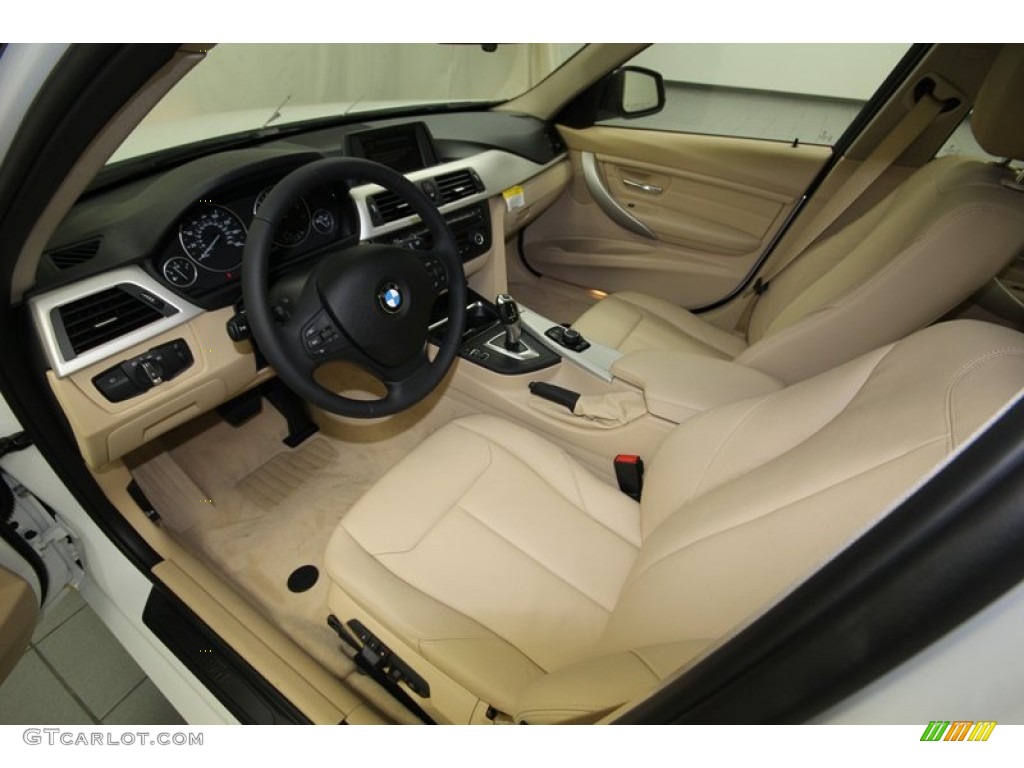 2013 3 Series 328i Sedan - Alpine White / Venetian Beige photo #11