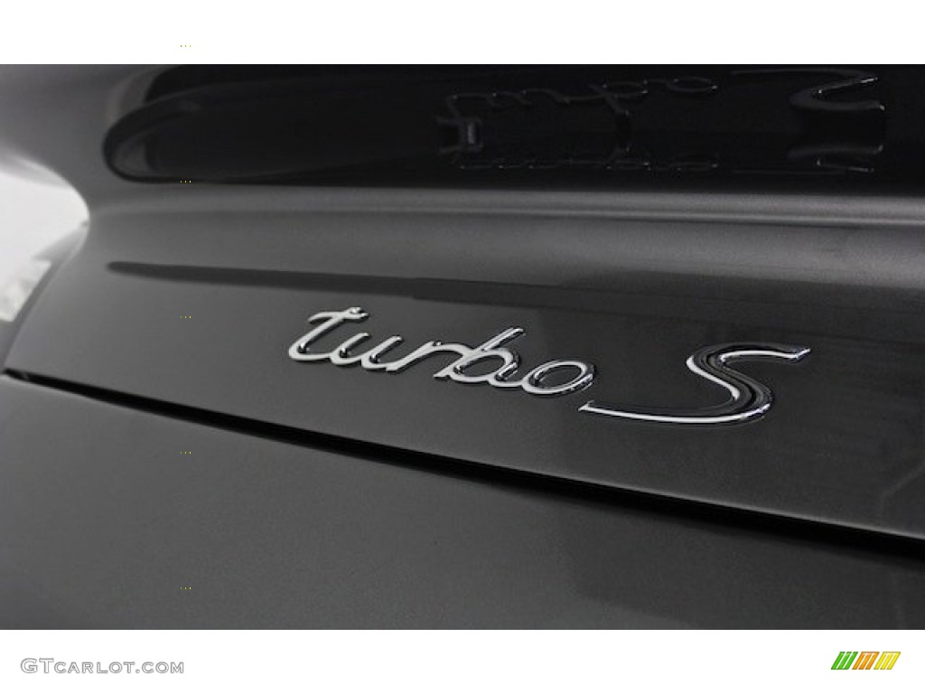 2012 911 Turbo S Coupe - Meteor Grey Metallic / Black photo #21