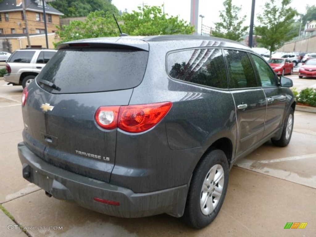 2011 Traverse LS AWD - Cyber Gray Metallic / Dark Gray/Light Gray photo #11