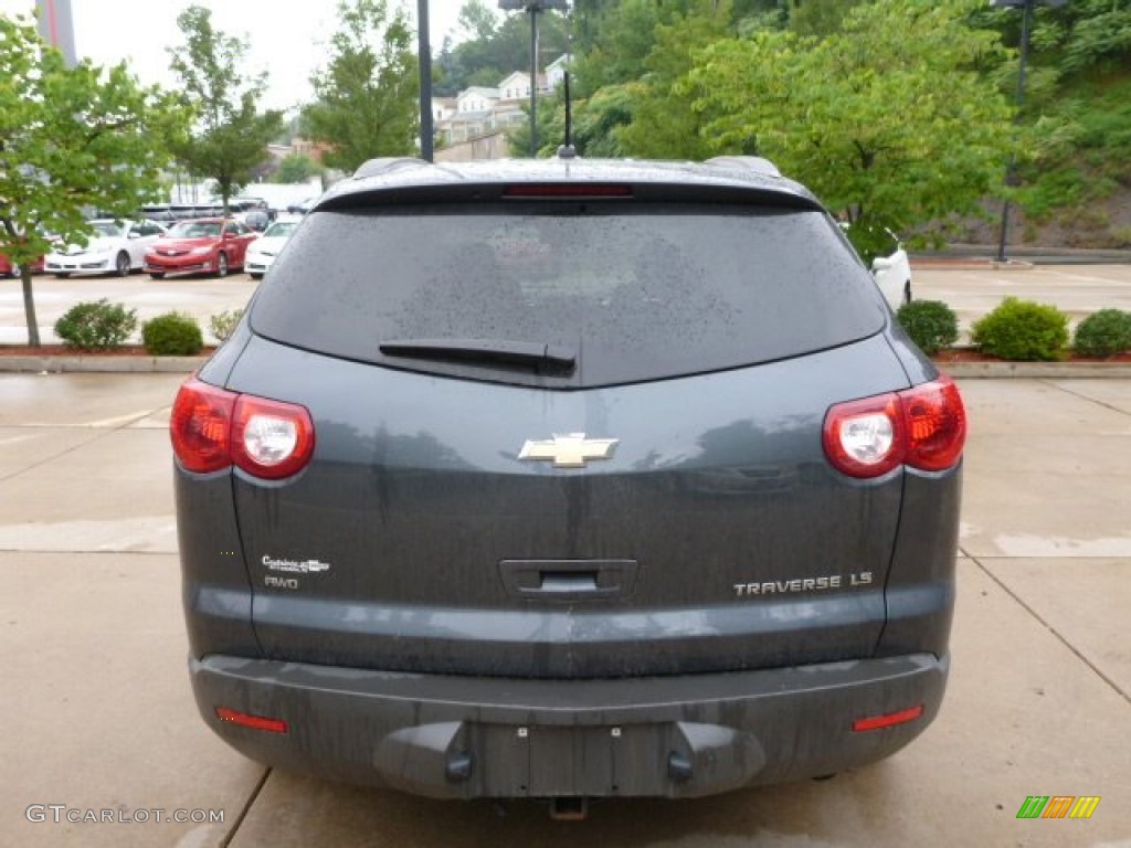 2011 Traverse LS AWD - Cyber Gray Metallic / Dark Gray/Light Gray photo #12