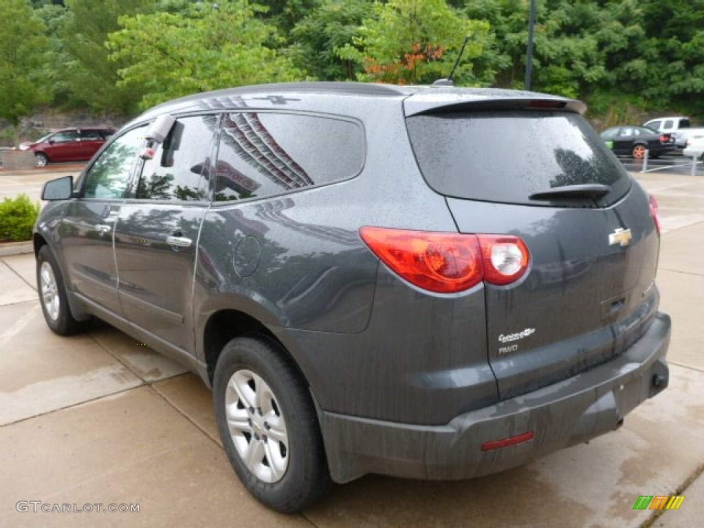 2011 Traverse LS AWD - Cyber Gray Metallic / Dark Gray/Light Gray photo #13