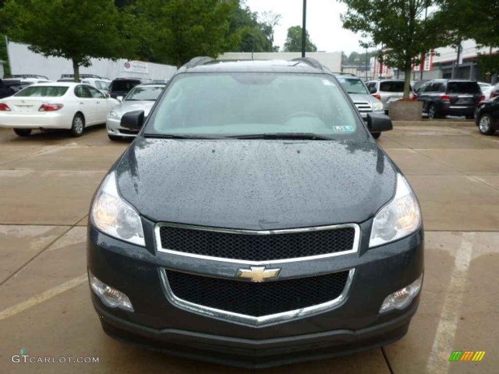2011 Traverse LS AWD - Cyber Gray Metallic / Dark Gray/Light Gray photo #14
